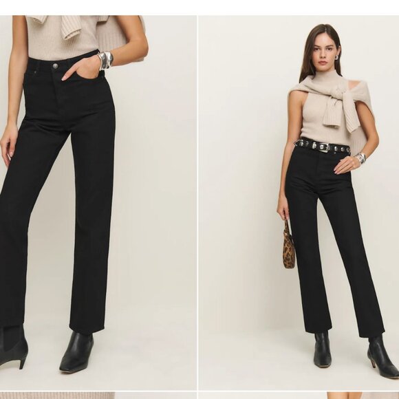 Reformation Cynthia High Rise Straight Jeans - Picture 3 of 3